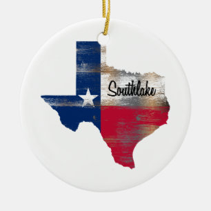 Southlake Texas Ceramic Tree Decoration