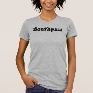 Southpaw Graffiti-style Typography T-Shirt
