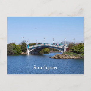 Southport Marine Lake Postcard