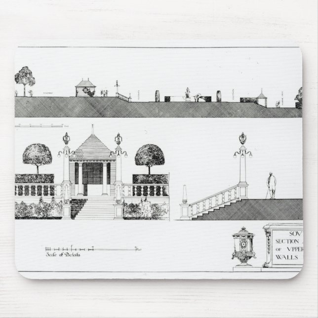 Southport: Section and Details of Upper Terrace an Mouse Mat (Front)