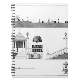 Southport: Section and Details of Upper Terrace an Notebook