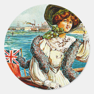 Southsea and Portsmouth Classic Round Sticker
