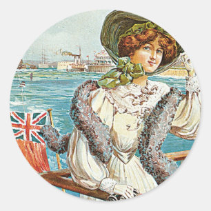 Southsea and Portsmouth Classic Round Sticker