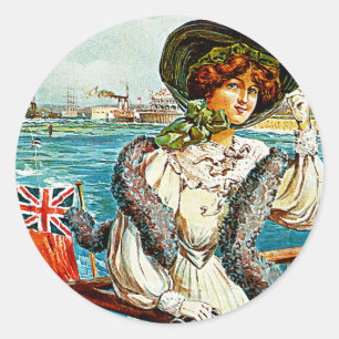 Southsea and Portsmouth Classic Round Sticker