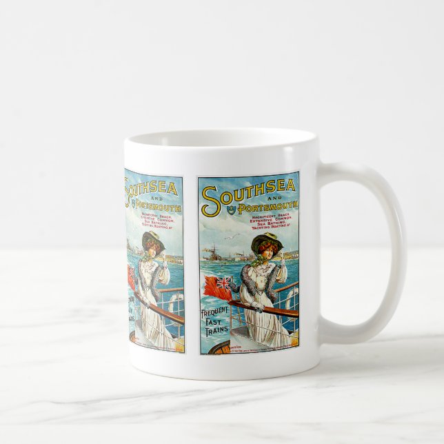 Southsea and Portsmouth Coffee Mug (Right)