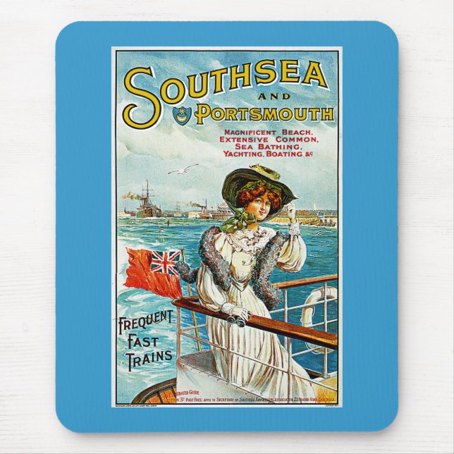 Southsea and Portsmouth Mouse Mat (Front)