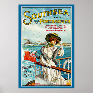 Southsea and Portsmouth Poster