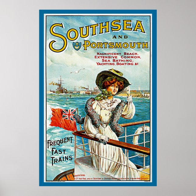 Southsea and Portsmouth Poster (Front)
