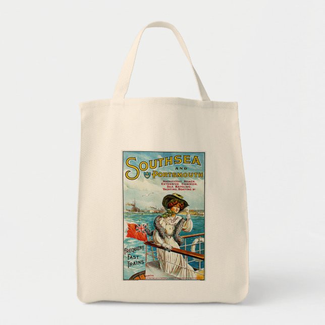 Southsea and Portsmouth Tote Bag (Front)