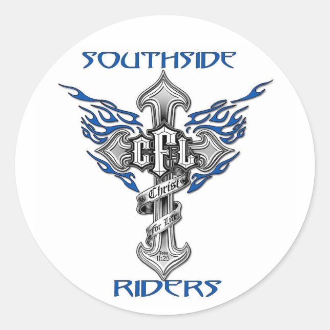 Southside Riders 3" Sticker (Front)