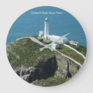 Southstack Light House Wales. Large Clock