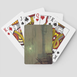 Southwark Bridge, 1882 (oil on canvas) Playing Cards