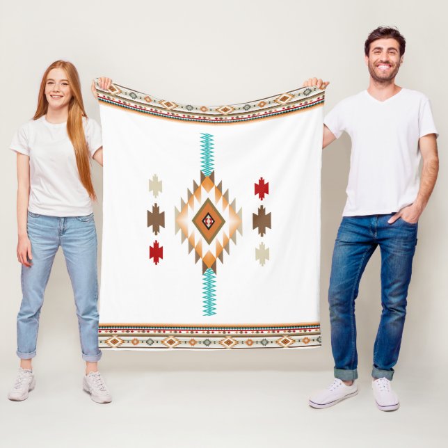 Southwest 2 - change colours fleece blanket (In Situ)