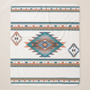 Southwest 6, changeable colour sherpa blanket