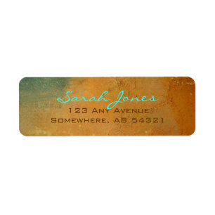 Southwest Adobe Clay Stone Return Address Labels