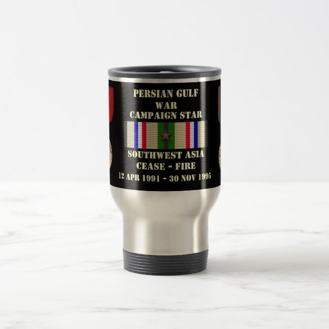 SOUTHWEST ASIA CEASE - FIRE CAMPAIGN TRAVEL MUG (Center)