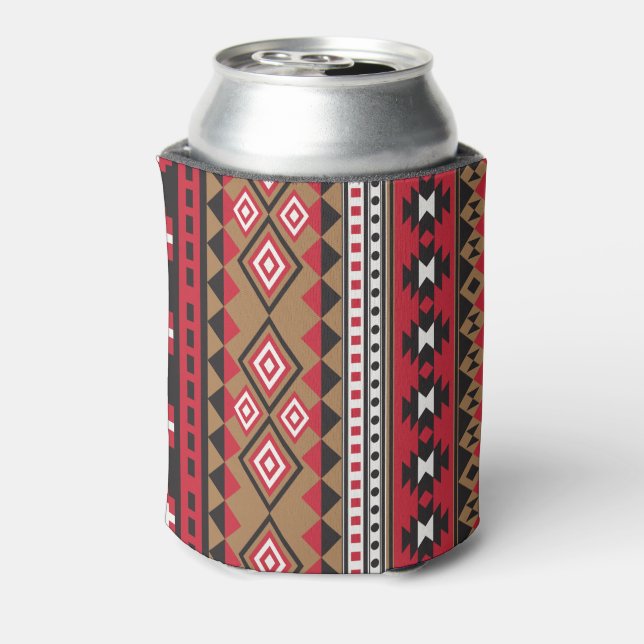 Southwest aztec pattern can cooler (Can Back)