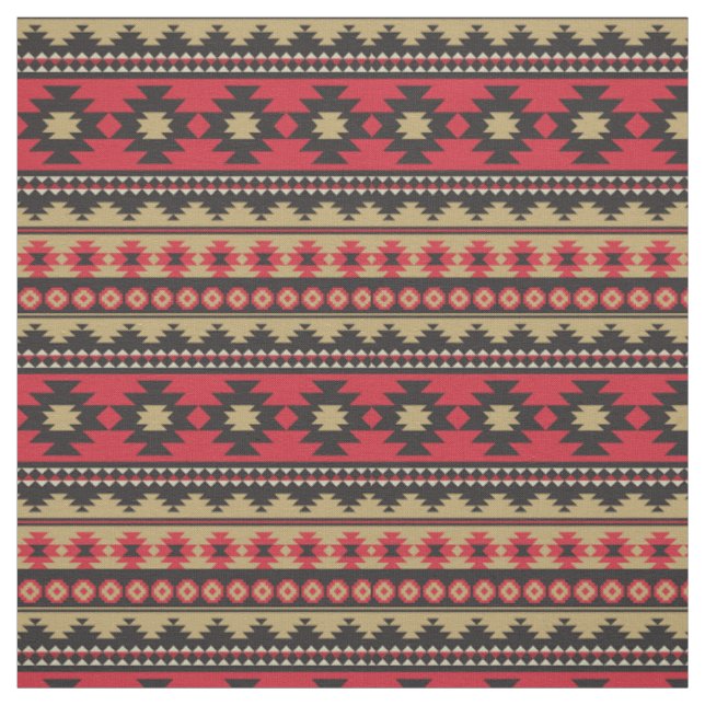 Southwest aztec pattern colourful fabric (Swatch)