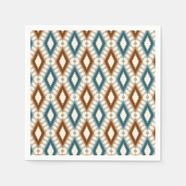 Southwest Baby Shower Paper Napkins (Front)