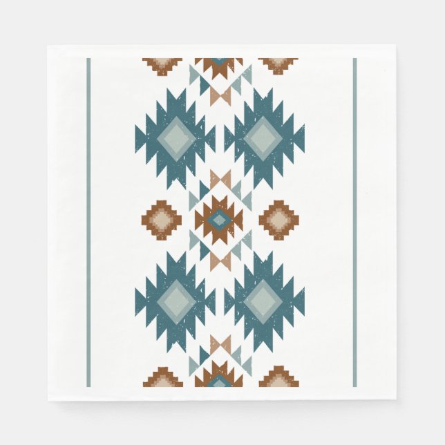 Southwest Baby Shower Paper Napkins (Front)