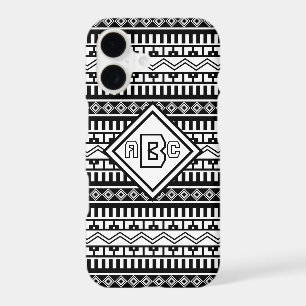 Southwest Black and White Geometric Personalized
