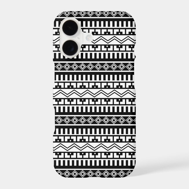 Southwest Black White Geometric Minimalist Design (Back)