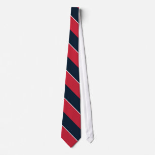 Southwest Blue and Red Striped Tie