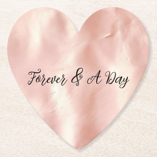 Southwest Blush Pink Cowgirl Cowhide Paper Coaster (Front)