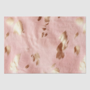 Southwest Blush Pink Gold Cowgirl Cowhide Tissue Paper