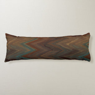 Southwest Brown Chevron Body Cushion