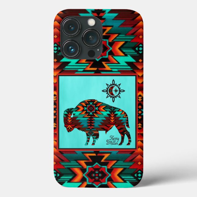 Southwest Buffalo Case-Mate iPhone Case (Back)
