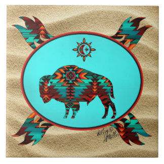 Southwest Buffalo Ceramic Tile