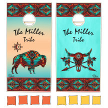 Southwest Buffalo Cornhole Set