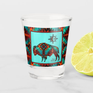 Southwest Buffalo Shot Glass