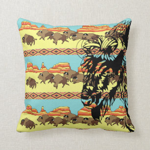 Southwest Buffalo Stripe Pillow