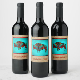 Southwest Buffalo Wine Label