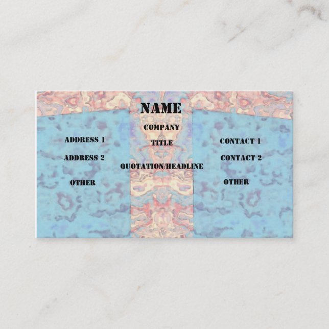 Southwest Business Card (Front)