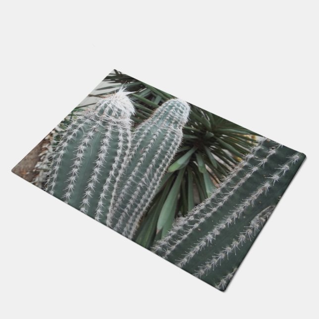 Southwest Cactus Cacti Desert Plants Doormat (Angled)