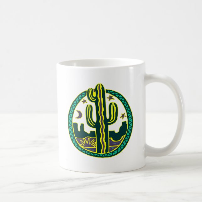 Southwest Cactus Coffee Mug (Right)