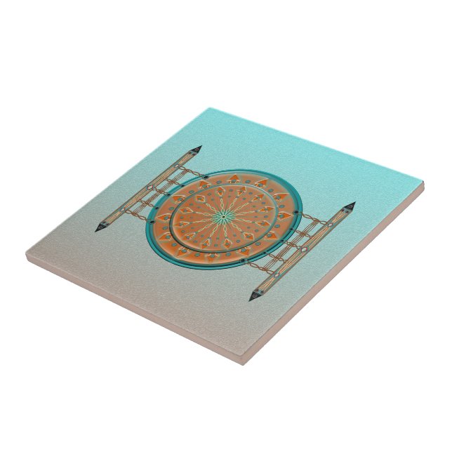 Southwest Cadence Ceramic Tile (Side)