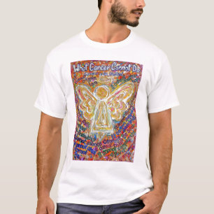 Southwest Cancer Angel (Painting Front, Text Back) T-Shirt