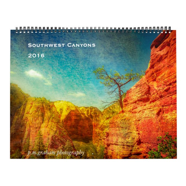Southwest Canyons Calendar (Cover)