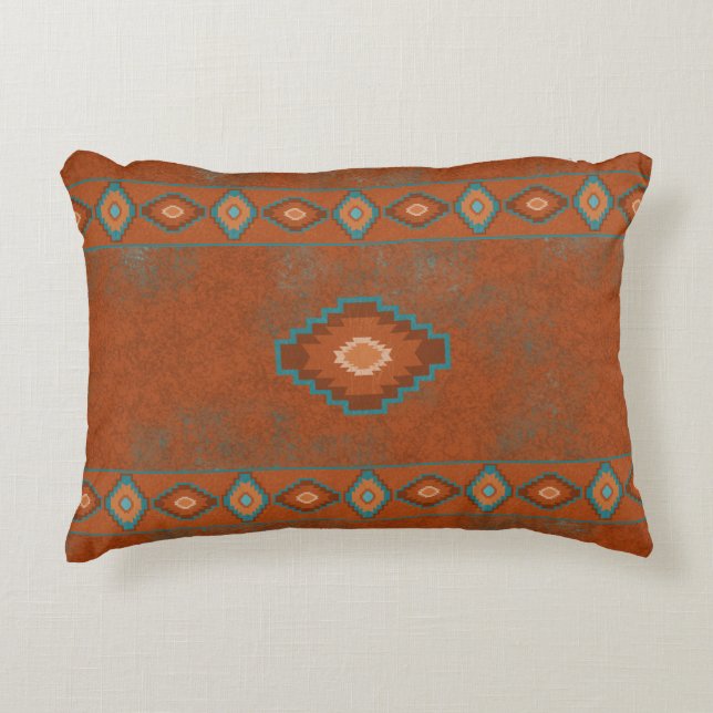 Southwest Canyons Diamond Decorative Cushion (Front)