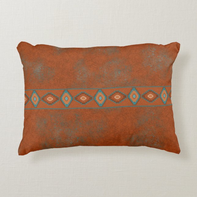 Southwest Canyons Diamond Decorative Cushion (Front)