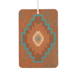 Southwest Canyons Geometric Diamond Custom Initial Car Air Freshener