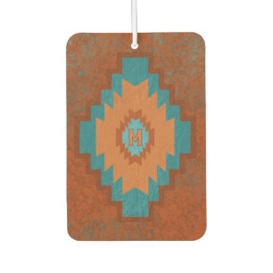 Southwest Canyons Geometric Diamond Custom Initial Car Air Freshener