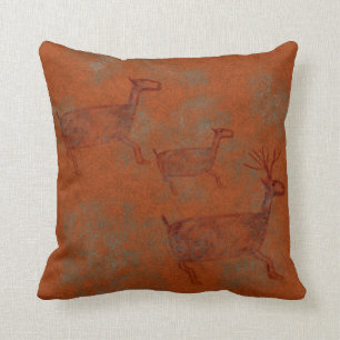Southwest Canyons Petroglyphs Cushion