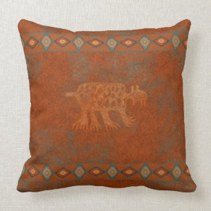 Southwest Canyons Petroglyphs Cushion