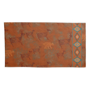 Southwest Canyons Petroglyphs Pillowcase