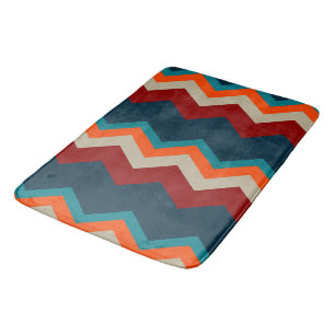 Southwest Chevron Bath Mat